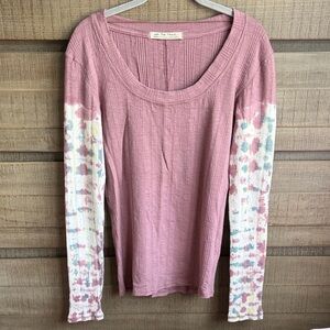 We The Free (Free People) Big Sur Tie Dye Tee In Misty Mountain